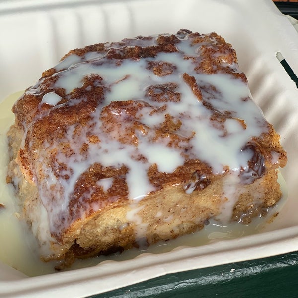 If you’re looking for dessert, their bread pudding is everything!