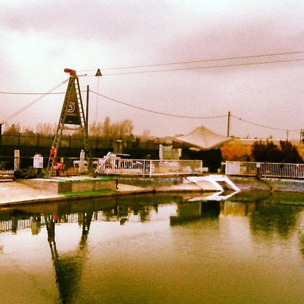 Photo taken at CAblù Wakepark by CAblù W. on 4/10/2013