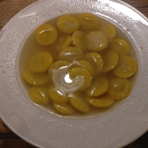The tortellini are a speciality here, delicious but the portions are a bit small.