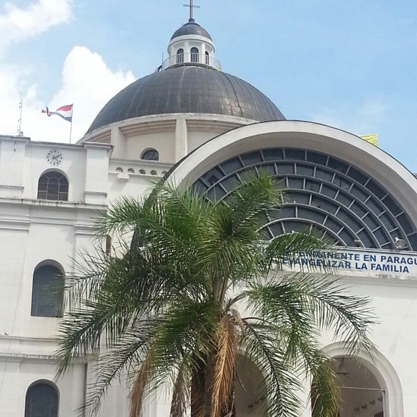 Photo taken at Basilica de Caacupe by Valentín R. on 9/8/2013