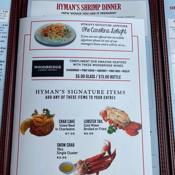 Photo taken at Hyman&#39;s Seafood by More Than H. on 8/21/2021