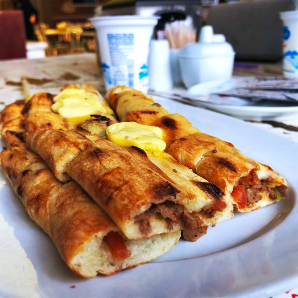 Photo taken at Meşhur Pide Restaurant by Berker on 5/1/2019