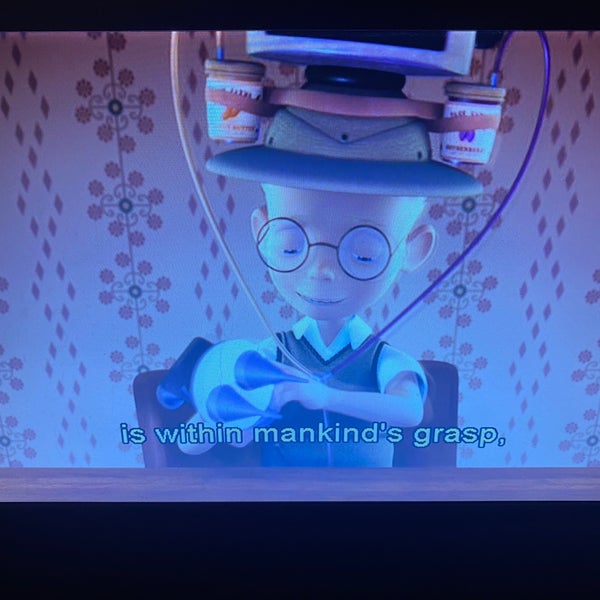 We are watching meet the Robinsons at drq DVD player