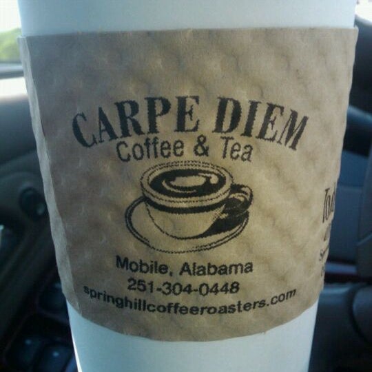 Photo taken at Carpe Diem Coffee &amp; Tea Co. by Missy L. on 3/25/2012