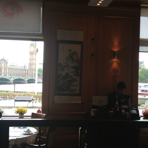 Great view of the Big Ben, good food. Try the crispy duck