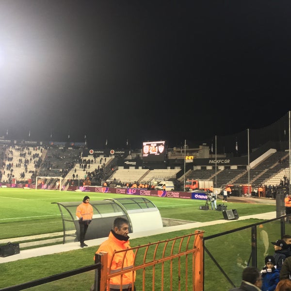 Photo taken at Toumba Stadium by John P. on 12/9/2018