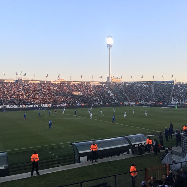 Photo taken at Toumba Stadium by John P. on 1/27/2019