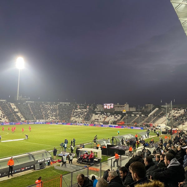 Photo taken at Toumba Stadium by John P. on 1/27/2020