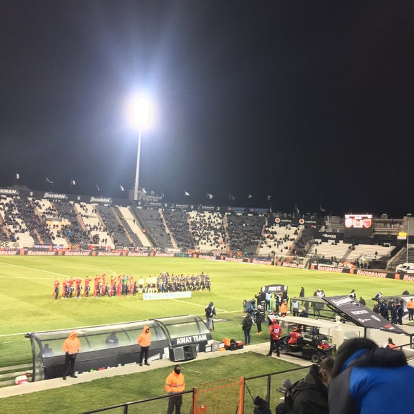 Photo taken at Toumba Stadium by John P. on 1/22/2019