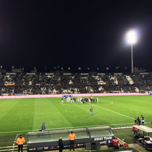 Photo taken at Toumba Stadium by John P. on 12/23/2019