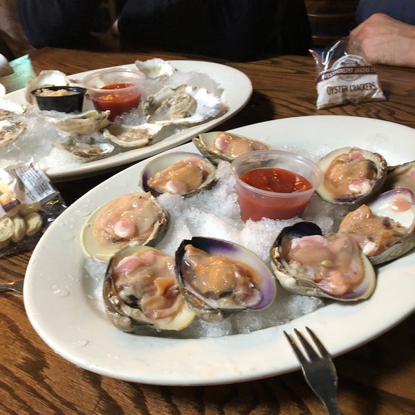 Photo taken at The Whale&#39;s Tale Oyster Bar, Chowder House &amp; Seafood Grill by Dmitry I. on 3/31/2019