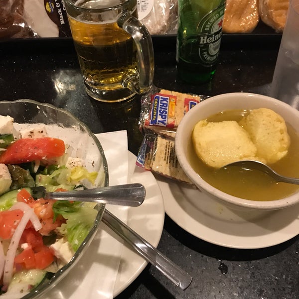 The matzoh ball soup