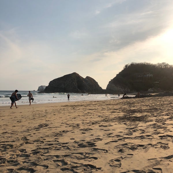 Photo taken at Zipolite by Diego R. on 3/30/2019