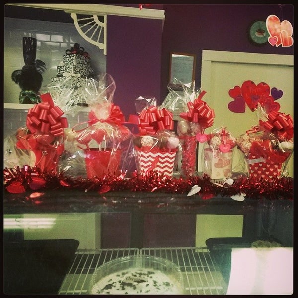 Photo taken at Not Jus Donuts Bakery Cakes-Pies-Cookies and More by Rosharon C. on 2/14/2014