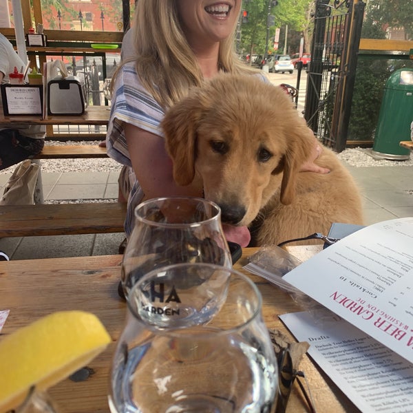Photo taken at Dacha Beer Garden by Becca M. on 6/2/2019