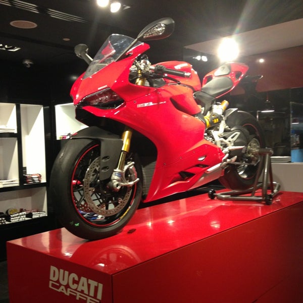 Photo taken at Ducati Caffe by Anyuta M. on 9/10/2013