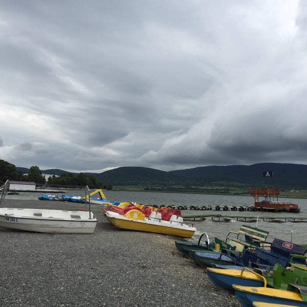 Photo taken at Bazaleti Lake | ბაზალეთის ტბა by Lorina R. on 7/17/2015