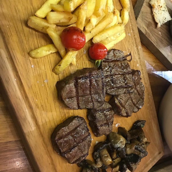 Photo taken at BayBoa Gourmet&amp;Steakhouse by TC Edibe Yeşim Ö. on 10/25/2017