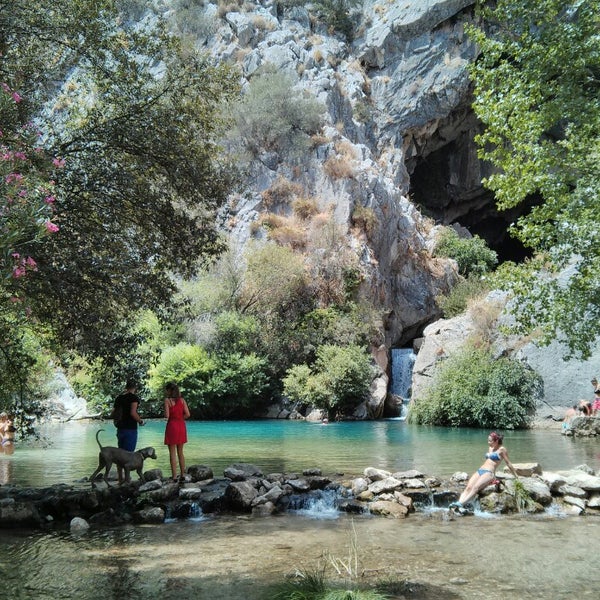 Photo taken at Cueva del Gato by Javier G. on 8/1/2013