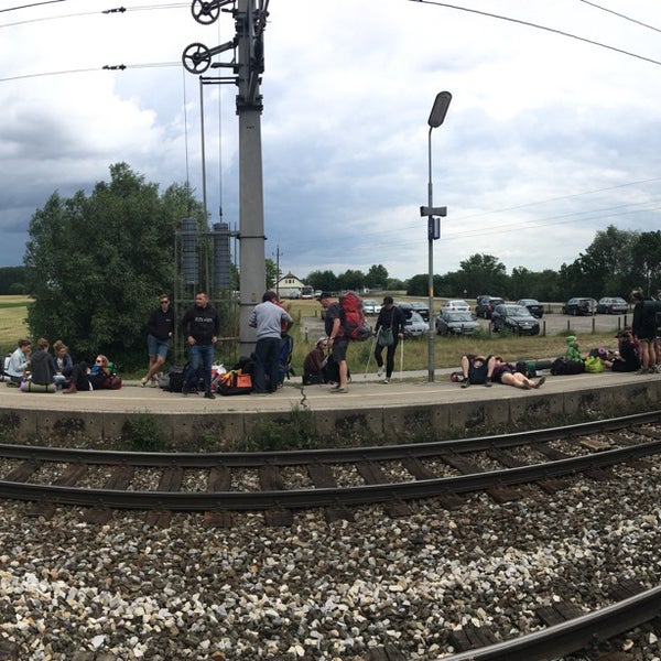 Photo taken at Bahnhof Nickelsdorf by Фуня Т. on 6/17/2017