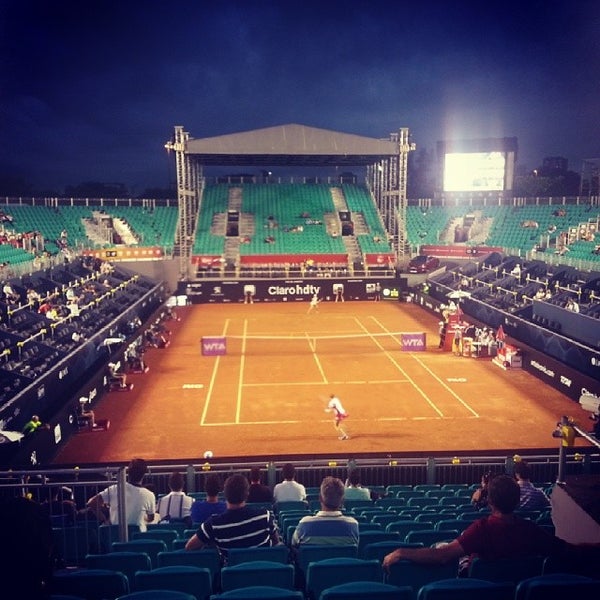 Photo taken at Rio Open by Paulo S. on 2/17/2014