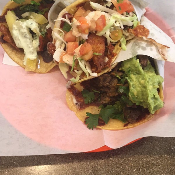 Photo taken at The Taco Stand Downtown by jennifer y. on 5/14/2018