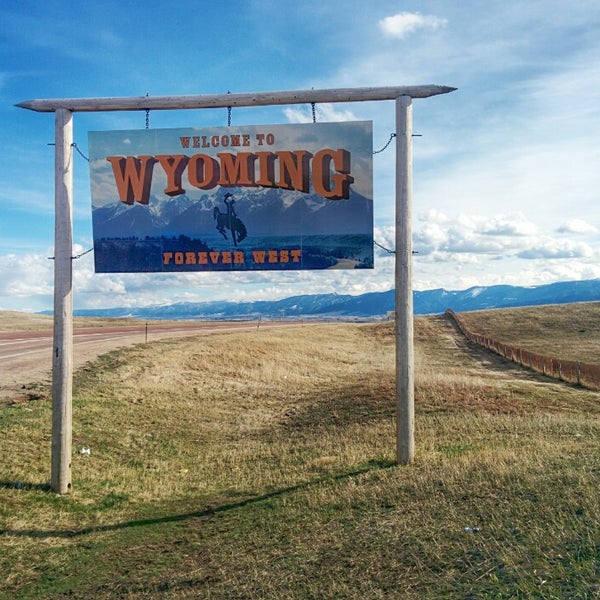 Photo taken at Wyoming/Montana Border by Jigar B. on 3/25/2015