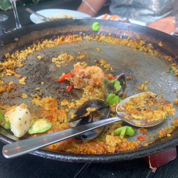 Photo taken at Socarrat Paella Bar by Dr.Nicole.C on 8/30/2020