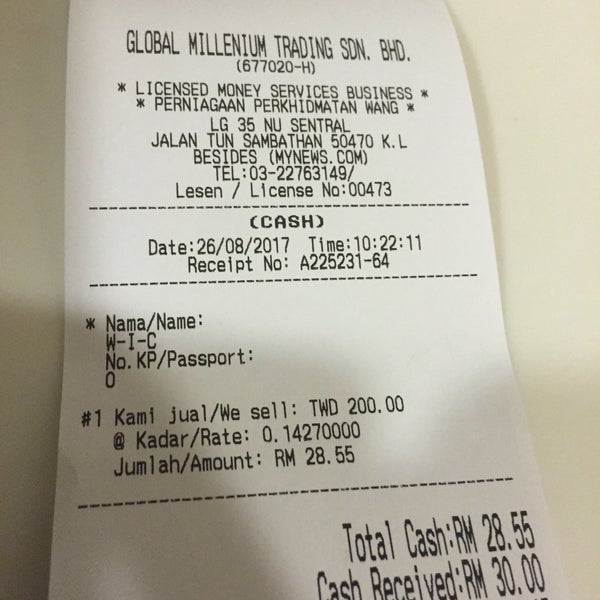 Photos At Gmt Currency Exchange Kuala Lumpur Sentral Kuala - 