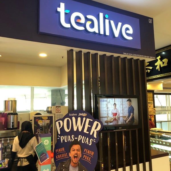 Tealive Bubble Tea Shop In Kuala Lumpur