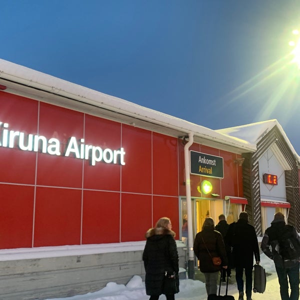 Photo taken at Kiruna Airport (KRN) by @nthonyce on 12/10/2019