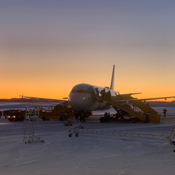 Photo taken at Kiruna Airport (KRN) by @nthonyce on 12/10/2019