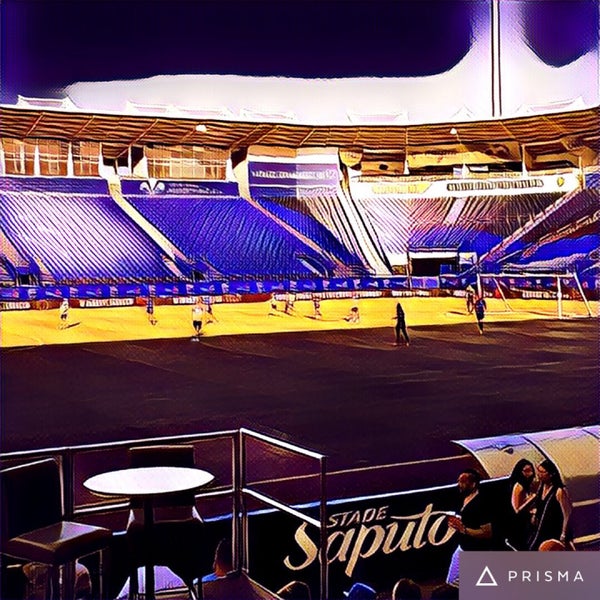 Photo taken at Stade Saputo by Axel D. on 7/21/2016