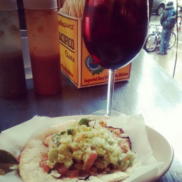 Photo taken at Flaco&#39;s Tacos by Nisha K. on 12/9/2014