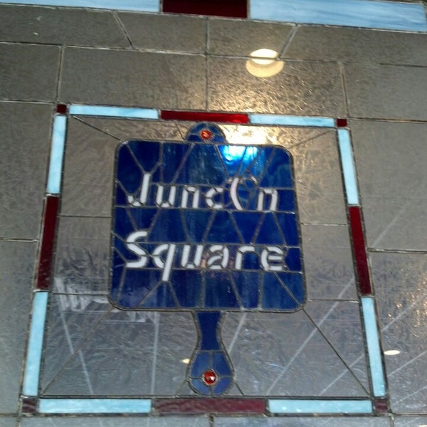 Photo taken at Junct&#39;n Square Pizza by Jeff Z. on 6/1/2013