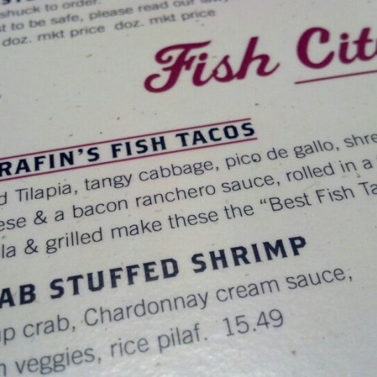 2/11/2013에 Jeff Z.님이 Fish City Grill에서 찍은 사진