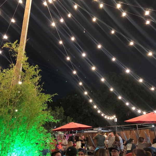 Photo taken at Social Beer Garden HTX by Laura H. on 8/18/2019