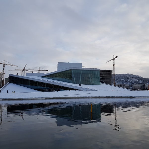 Photo taken at Oslo Opera House by Gloria on 1/18/2018