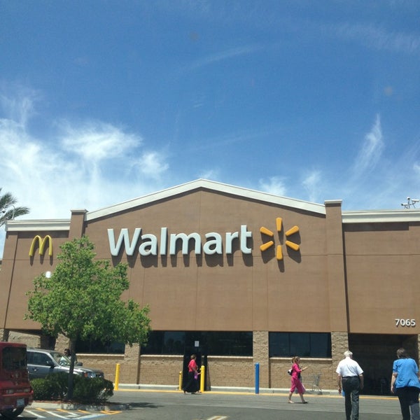 Walmart Supercenter Big Box Store in Fresno