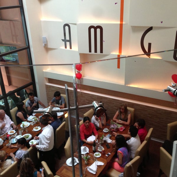 Photo taken at Amigos restaurante &amp; bar by Juan Carlos on 5/10/2013
