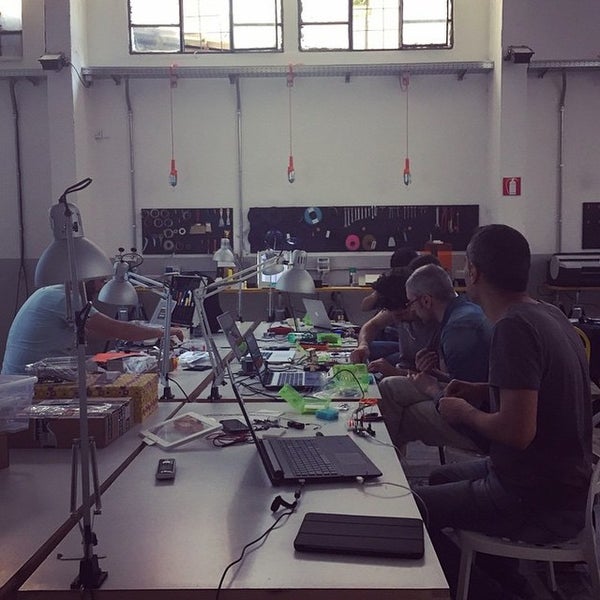 Photo taken at FAMO COSE - Roma Makerspace by Luca M. on 5/9/2015