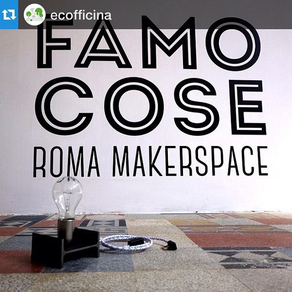 Photo taken at FAMO COSE - Roma Makerspace by Luca M. on 4/11/2015