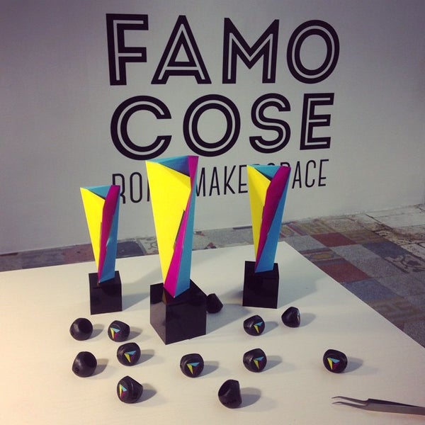 Photo taken at FAMO COSE - Roma Makerspace by Luca M. on 3/9/2015