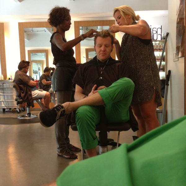 Photo taken at Hair Rules Salon by Doss P. on 7/20/2013
