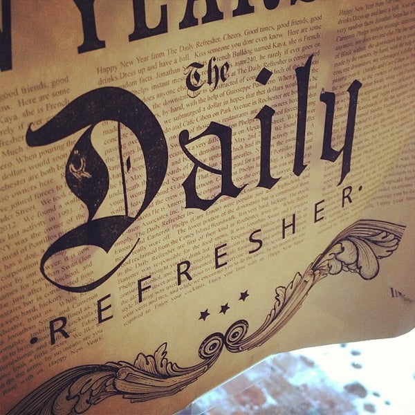 Photo taken at The Daily Refresher by Matt D. on 12/29/2012