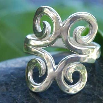 The Strength Ring is a bold and feminine Adinkra symbol for strength that reminds us of the power of the collective. Join us at the Carbondale Mountain Fair from July 26-28. http://goo.gl/v9KW1