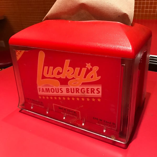 Photo taken at Lucky&#39;s Famous Burgers by Jonathan Z. on 12/13/2017
