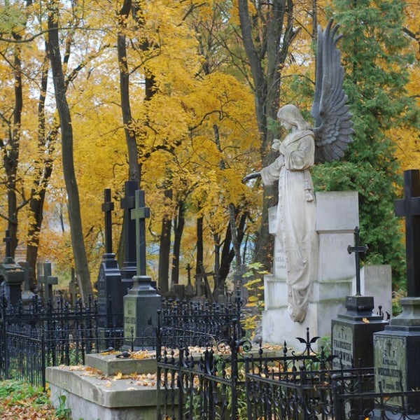 Снимок сделан в Бернардинское кладбище пользователем Mingailė G. 10/13/2013