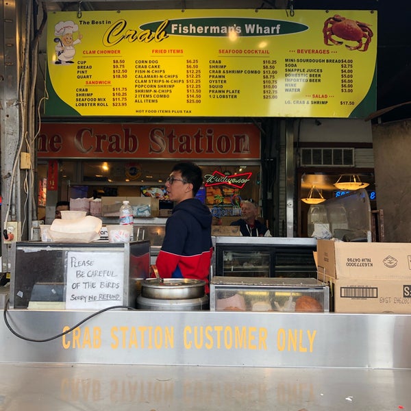 Crabstand at Fisherman's Wharf Seafood Restaurant in Fishermans Wharf