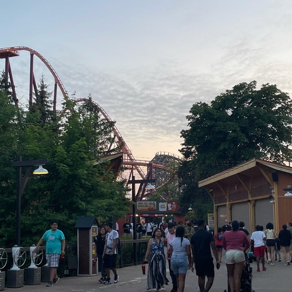 Photo taken at Six Flags Great America by Ej on 7/18/2021